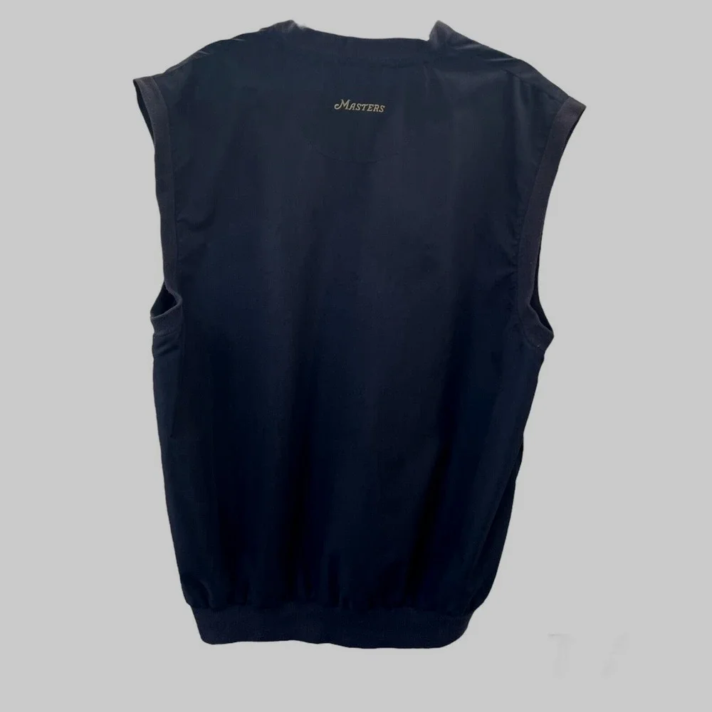 Masters Collection Mens Navy Blue L Golf V-Neck Vest - Picture 6 of 6